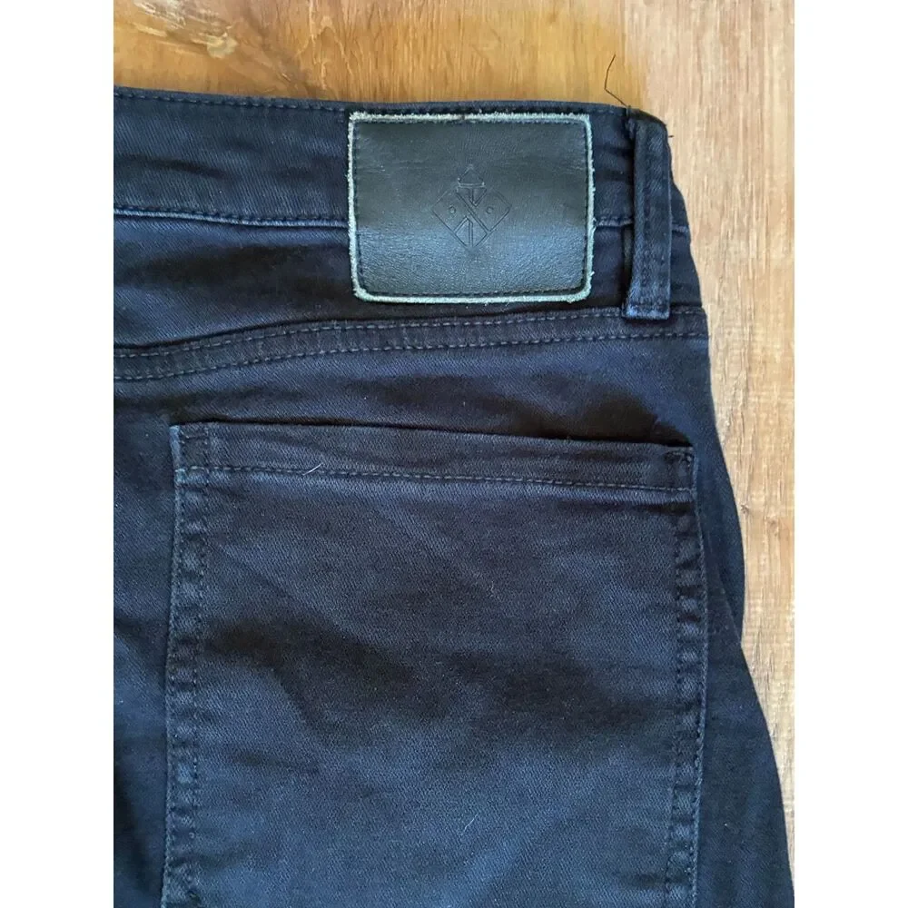 ROARK Black Straight Leg Denim Jeans Pants Trousers  Mens Size 29